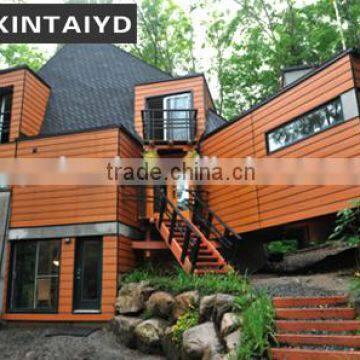 High standard luxurious steel prefab villas