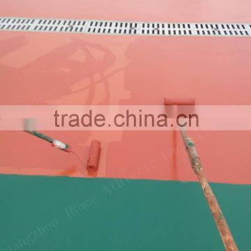8layers outdoor tennis court flooring material by ITF certificate