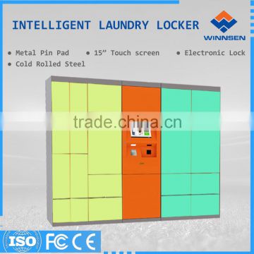 Powder coated steel dry cleaning Locker with wi-fi or 3G module