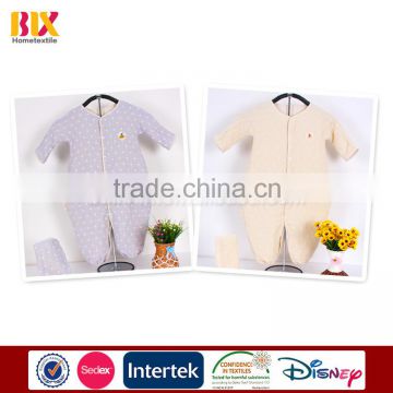 100% cotton polka dot design yarn dyed gauze baby sleeping robe