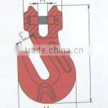 G80 Italian type clevis shortening grab hook