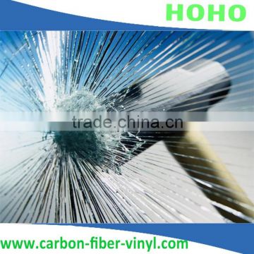 Car or building window protection film, self-adhesive 2MIL clear safety and security window film