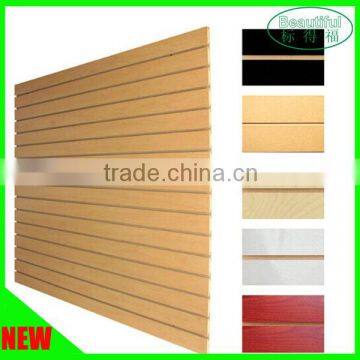 MDF slatwall panel / slot board for display accessories