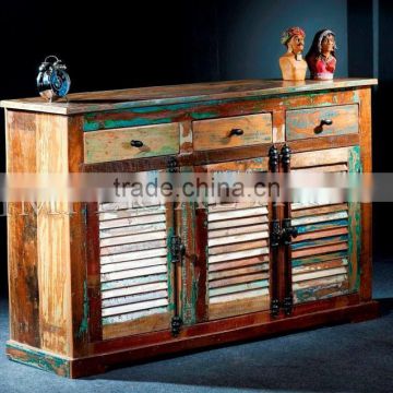 Indian Furniture Recycle Wood Side Board