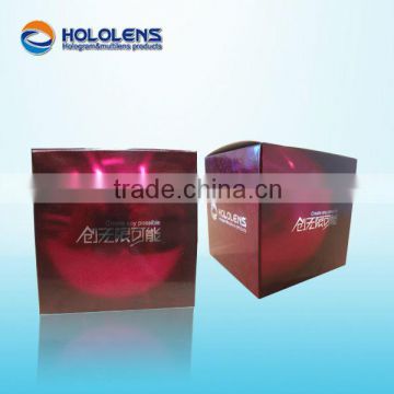PET Registered Holo lens Cosmetic box