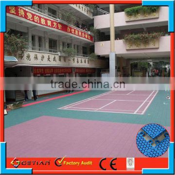 custom made official size badminton flooring standard size