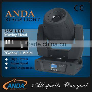 professional DJ lighting LED 75W moving head spot mini beam light