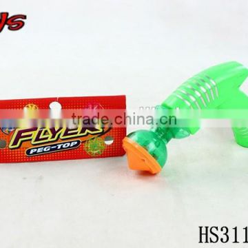 safe material reliable toy spinning top gun shot gun
