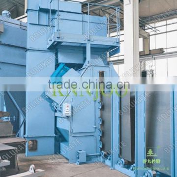 Durable Electronic Industrial Equipment Vertical Steel Plate Shot Blasting Machine