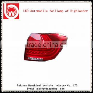 LED automobile taillights of highlander 2012