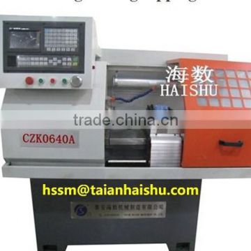 China cnc metal engraving machine CZK0640A CNC turning drilling tapping machine /fanuc cnc lathe