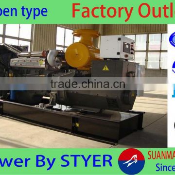 China factory 200kw CE approved water-cooled open type diesel generator price