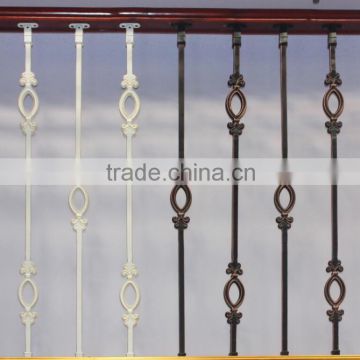 easy install wrought iron railing parts for balcony decor