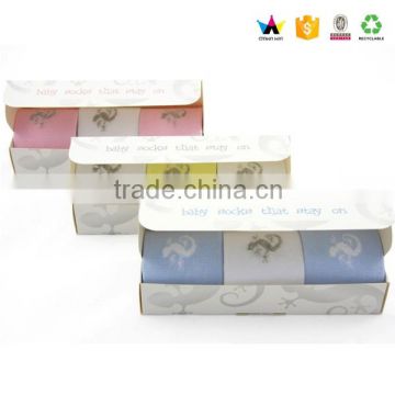 Custom foldable paper package box for socks
