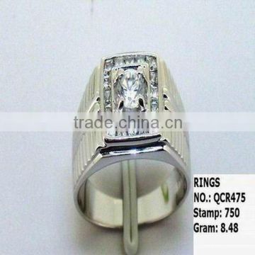 QCR475 New Design Style 925 Sterling Silver Ring