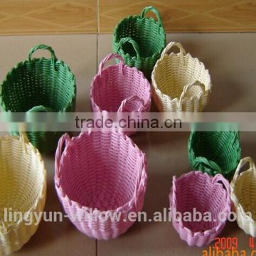 Colorful plastic basket