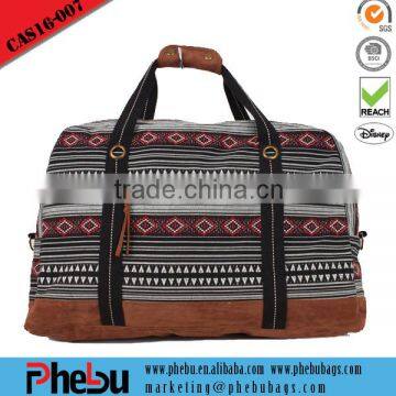 16oz Canvas duffle travel bag/canvas weekender duffel bag(CAS16-007)