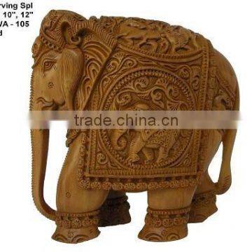 Sandalwood Elephant of hand carved sandalwood elephant from China ...