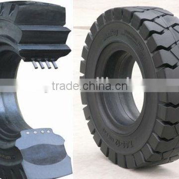 hotsale solid forklift tire 8.25-20 with factory price from China