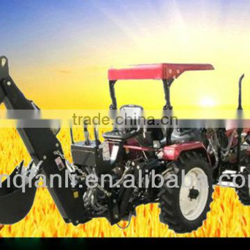 25-35HP China famous mini farm tractor with front end loader and backhoe