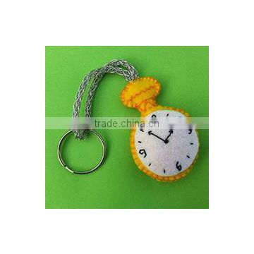 alibaba express hot sale high quality decorative new products fabric eco friendly felt wholesale keyring made in china