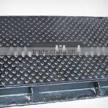 Casting EN124 C250 D400 ductile iron manhole cover in china