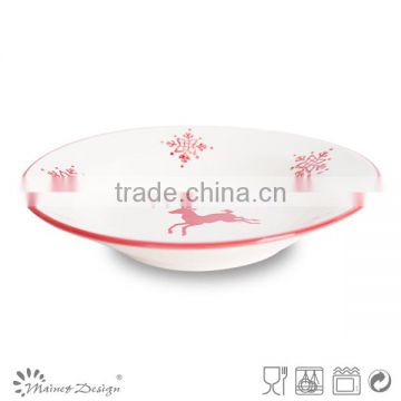 large ceramic salad bowl,ceramic christmas soup bowl,ceramic soup bowl with lid