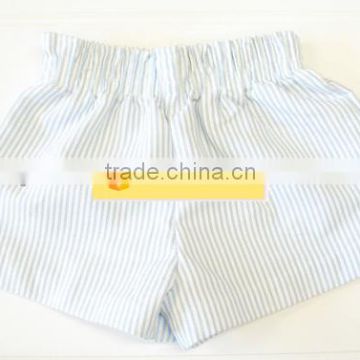 Wholesale Baby Girls Korean Style Baby Leggings Kids Pants Summer Fashion Blue Stripe Shorts