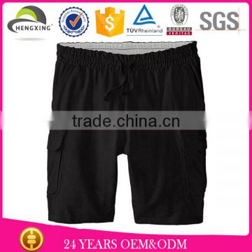 custom plain mens cotton shorts with your own design