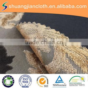 China Supplier 100% Polyester Jacquard Velvet Upholstery Fabric