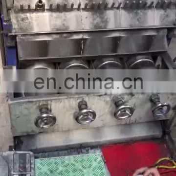 Stainless steel scourer making / mesh pot scourer making machine
