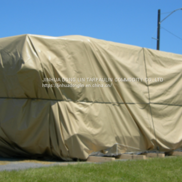 Waterproof Canvas Tarpaulin Solvent Avaliable For Tent, Truck