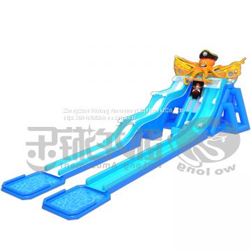 Water Park Playground Toys/ backyard water slide/ jumping water slide for sale