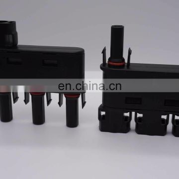 IP68 3 in 1 PV Solar Connectors Branch Connector for Extension Cables