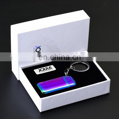 High quality keychain usb hot wire lighter usb rechargeable lighter for promotional gift