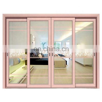 Large double glazed tempered glass floor to ceiling windows and sliding doors for balcony