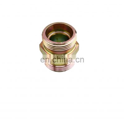 High Quality Straight Fittings Hydraulic Copper Pipe Stainless Steel Connector Fitting