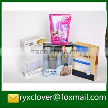 Factory wholesale transparent PP PVC PET plastic package box with custom logo