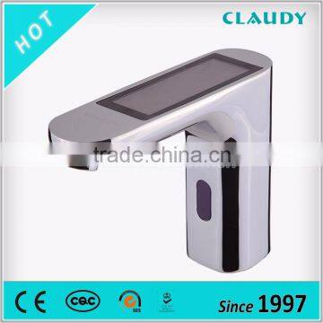 Solar & Battery Power Brass Material Basin Sensor Faucet in America