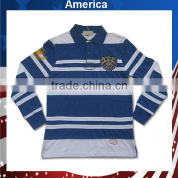 100%men cotton shirt polo shirt/wholesale clothing Cut& Sewn with Embroider & print Men's polo T shirt