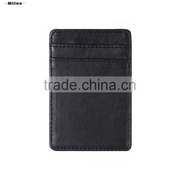 Black Classic flip wallet with 4 card pockets
