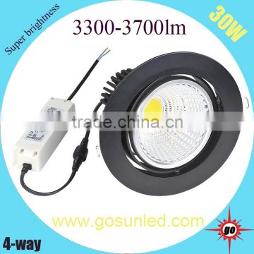 new unique product ideas 30w 4-way rotatable LED downlight