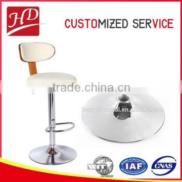 durable stainless steel base for gorgeous small swivel leather chairs