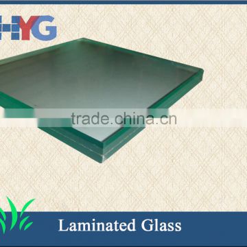 Blue laminated glass with factory price