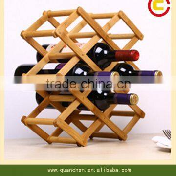 hot selling bamboo wine glass holder