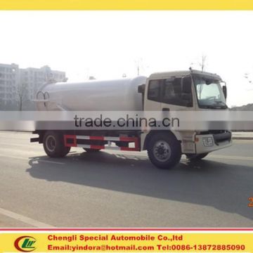 High quality foton 8000L suction-type tumbrel tanker truck