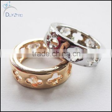 wholesales gold and silver alloy rings for girls