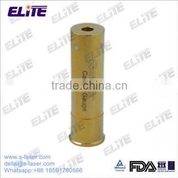 FDA Approved High Quality Gold Plated Brass 20 Gauge Caliber Cartridge Red Laser Bore Sight