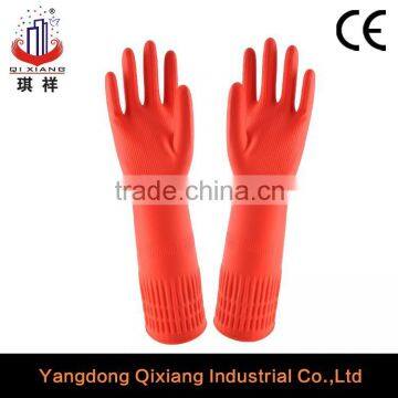 long latex working glove/Multi-use rubber glove