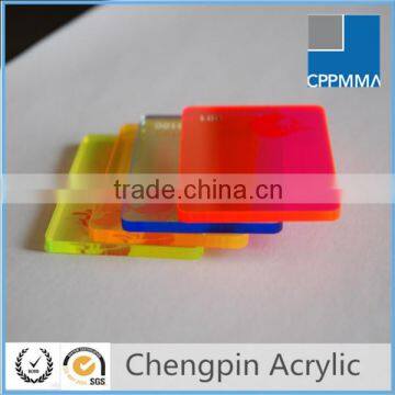 2mm fluorescence plexiglass sheet